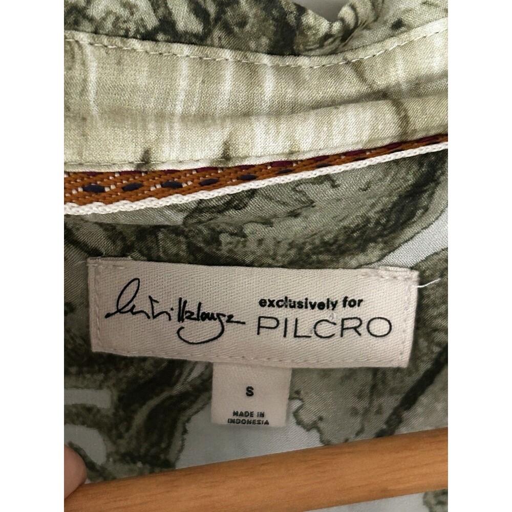 Anthropologie Pilcro The Romy Relaxed Buttondown Shirt Manel Villalonga Small - Picture 7 of 10